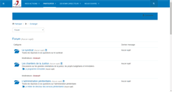 Desktop Screenshot of forum.directeurs-penitentiaires.fr